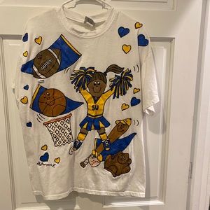 Southern Jags handpainted vintage tee